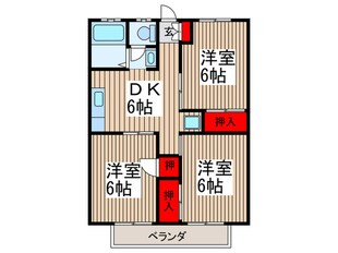 シャトレ－Ｎの物件間取画像